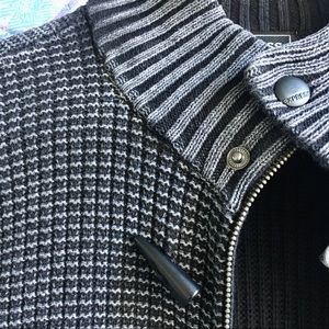 Express Sharktooth button up/Zip up Sweater